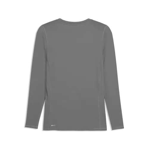 Puma teamLIGA26 Baselayer Tee LS - flat medium gray