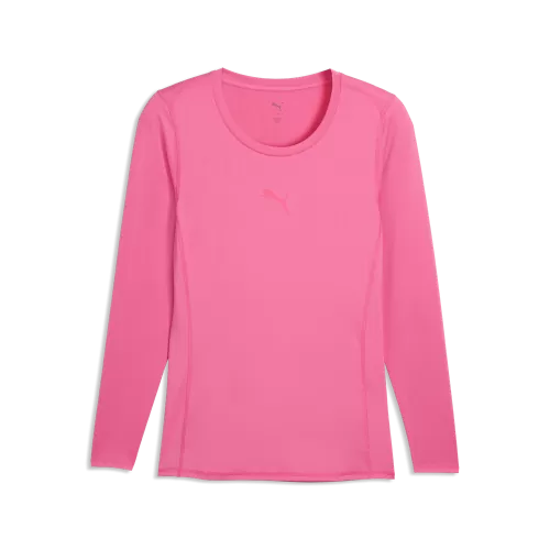 Puma teamLIGA26 Baselayer Tee LS - fluro pink pes