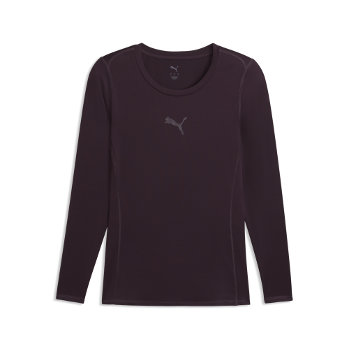 Preview: Puma teamLIGA26 Baselayer Tee LS - midnight plum