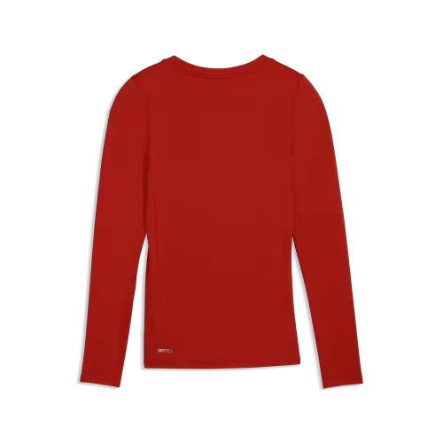 Puma teamLIGA26 Baselayer Tee LS Jr - puma red