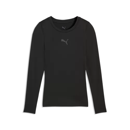 Puma teamLIGA26 Baselayer Tee LS Jr - puma black