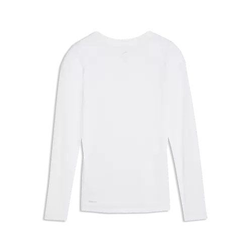 Puma teamLIGA26 Baselayer Tee LS Jr - puma white