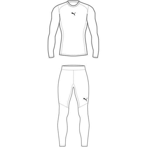 Puma LIGA Baselayer Bundle - puma white