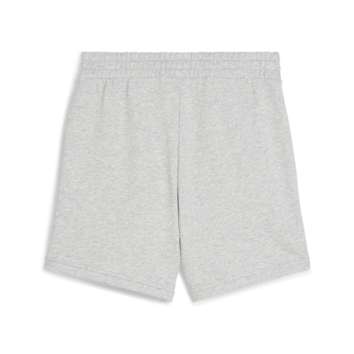 Preview: Puma ESS Small No 1 Logo 5 High-Waist Shorts TR - light gray heather