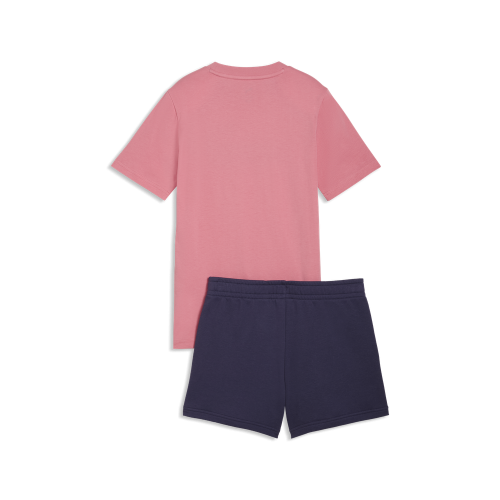 Preview: Puma ESS No1 Logo Tee and Shorts Set G - wild pink