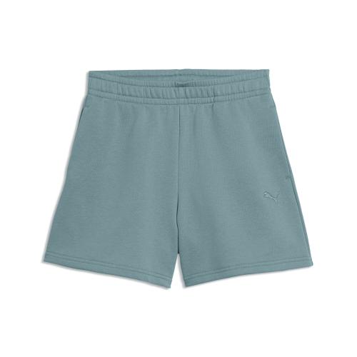Preview: Puma ESS High Waist Shorts TR G - baltic sea blue