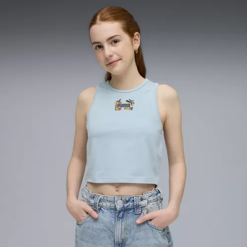 Puma MID90s Slim Short Length Graphic Tank G - seafoam