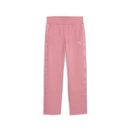 Puma ESS TAPE High Waist Relaxed Sweatpants TR G - wild pink