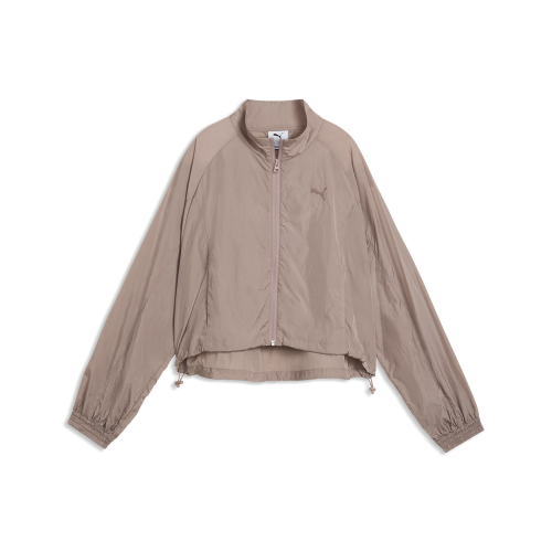 Preview: Puma HER Relaxed Full-Zip Woven Jacket - sandstone