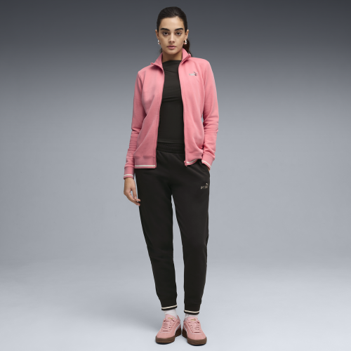 Preview: Puma Metallic Full-Zip Tracksuit TR cl - wild pink