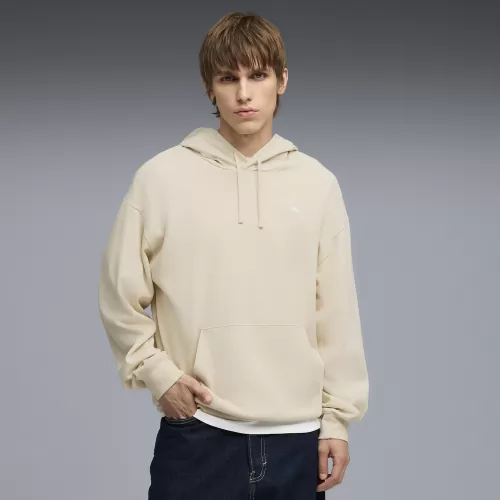 Puma ESS ELEVATED Relaxed Hoodie - alpine snow