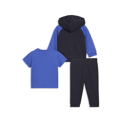 Preview: Puma MINICATS Tee Hooded FZ and Pants Set TR INF - new navy
