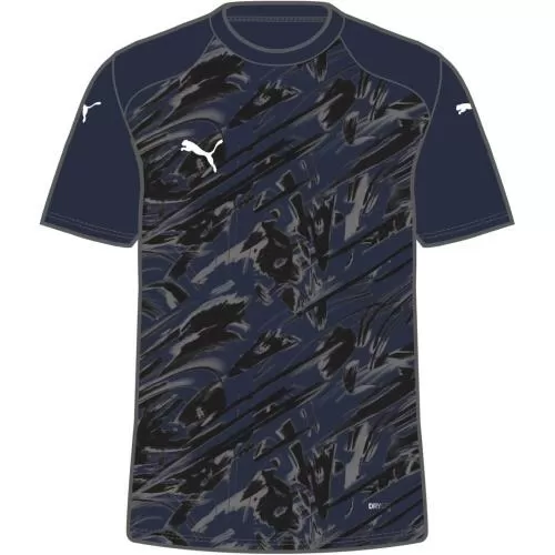 Puma teamFINAL Graphic Jersey Jr - puma navy