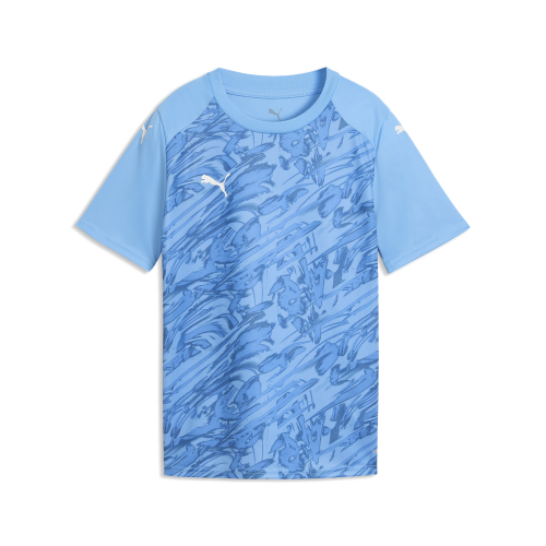 Preview: Puma teamFINAL Graphic Jersey Jr - team light blue