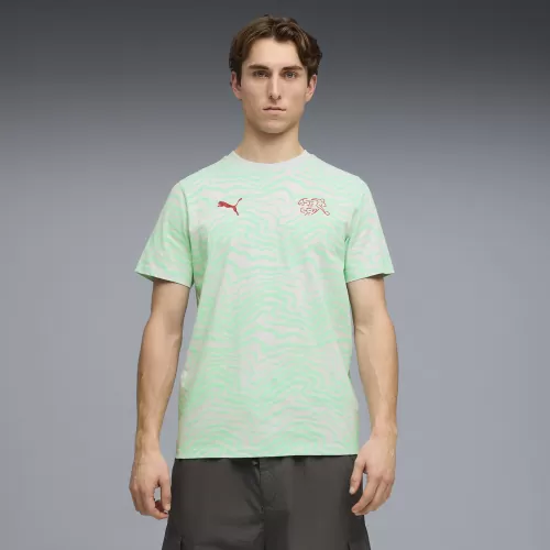 Puma SFV FtblCulture Tee AOP - sea glass
