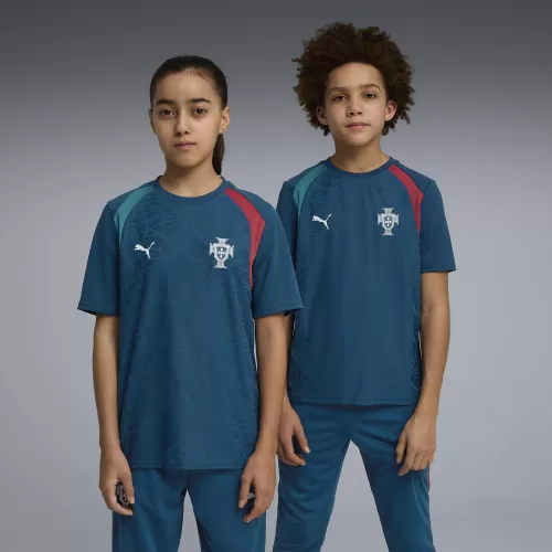 Puma FPF Training Jersey Jr - ocean tropic