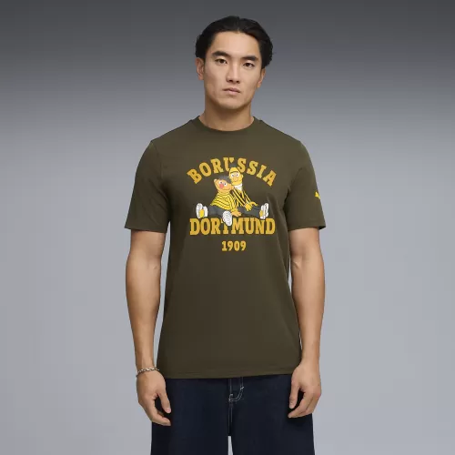 Puma BVB x Sesame Street Tee - dark olive