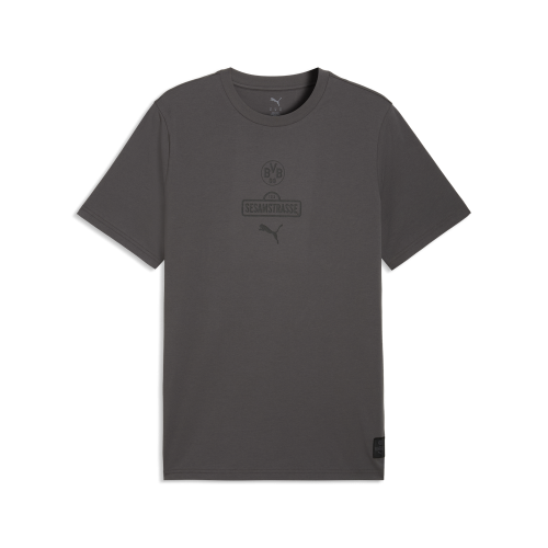 Preview: Puma BVB x Sesame Street Tee - shadow gray