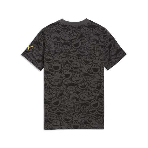 Preview: Puma BVB x Sesame Street Tee AOP Jr - puma black