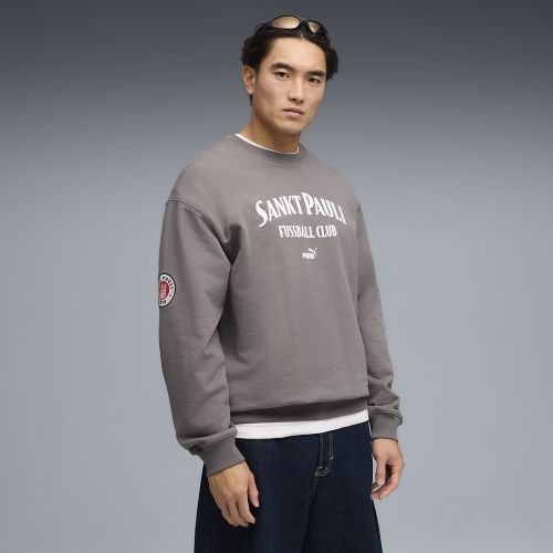 Preview: Puma FCSP Retro Crew Sweat - cool dark gray