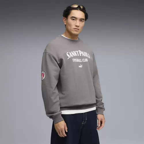 Puma FCSP Retro Crew Sweat - cool dark gray
