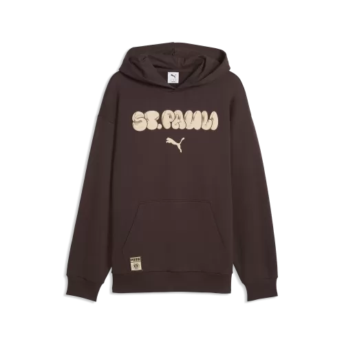 Puma FCSP Graphic Hoodie - chocolate brown