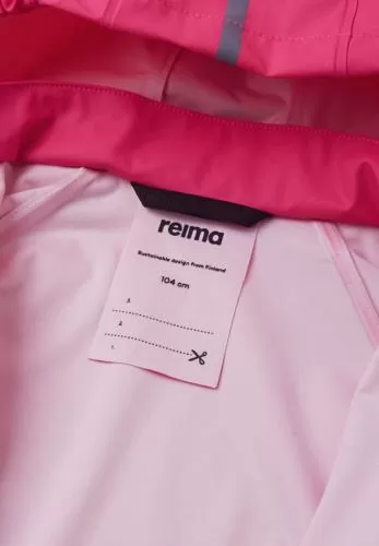 Reima Tihku Rain Outfit - candy pink