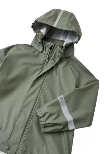 Reima Lampi Raincoat - greyish green