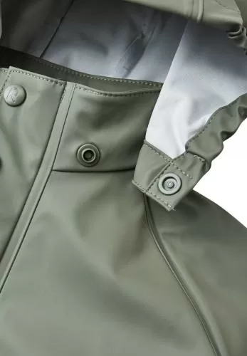 Reima Lampi Raincoat - greyish green
