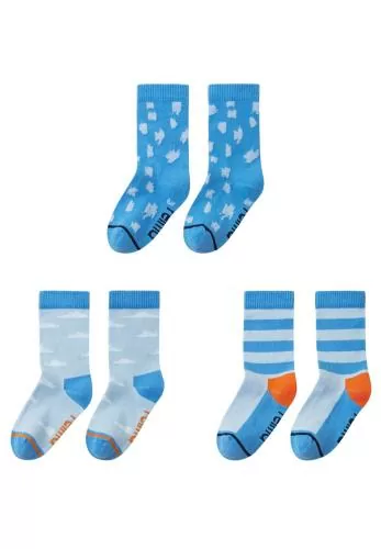 Reima Triplat Socken - cool blue