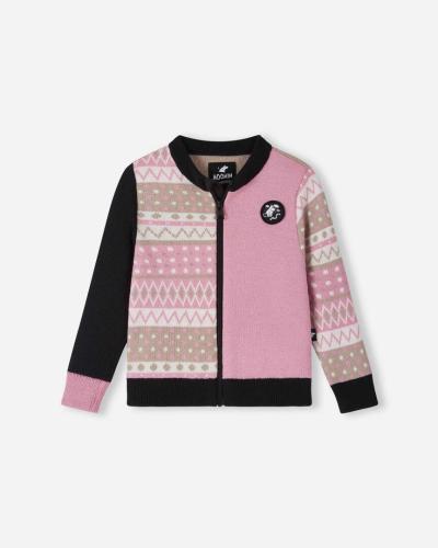 Preview: Reima Moomin Idelar Sweater mit Wolle - Grey Pink