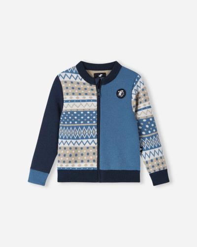 Preview: Reima Moomin Idelar Sweater mit Wolle - Blue Ocean