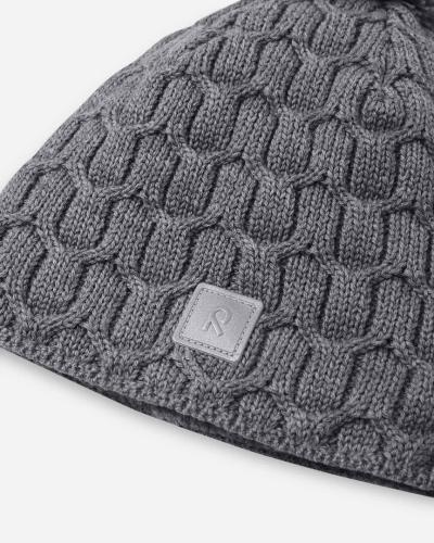Preview: Reima Nyksund Beanie - Melange grey