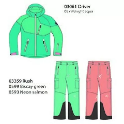 rukka Rush Kinder Skihose total eclipse