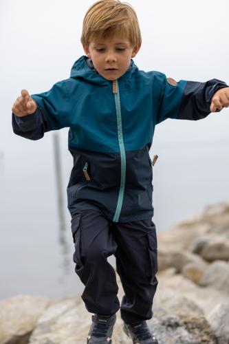 rukka Puck Kinder Regenjacke - nuthatch