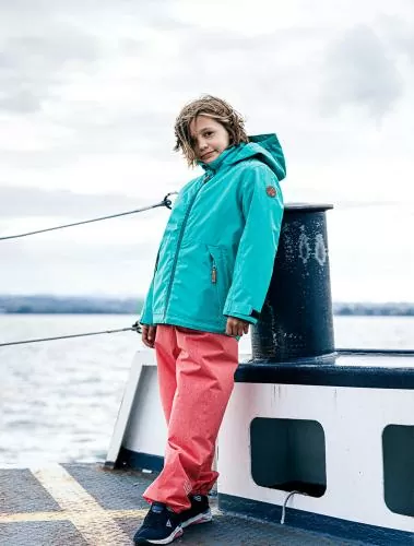 rukka Spyke Kinder Regenhose - blue surf