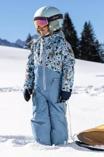 rukka Caspar Kinder Winter Overall - dress blue