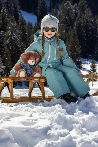rukka Caspar Kinder Winter Overall - dress blue