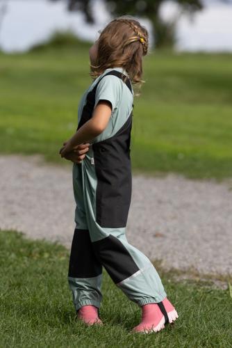 Preview: rukka Dinu Kinder Regen Latzhose - black