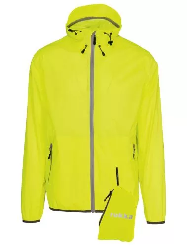rukka Shelter Herren Regenjacke fluorescent lemon