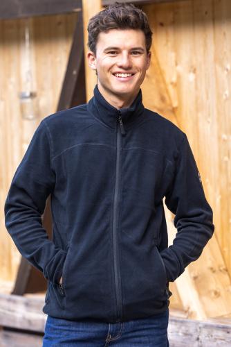Preview: rukka Micha Herren Fleece Jacke - ebony