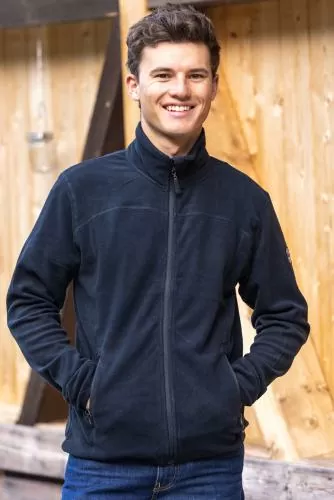 rukka Micha Herren Fleece Jacke - black
