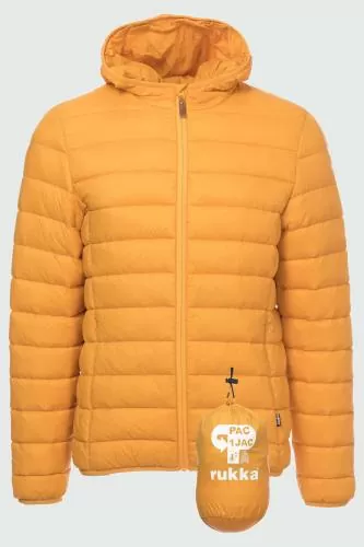 rukka Hood PJ Herren Thermo Hoodie - golden yellow