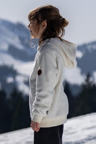 Preview: rukka Patsy Kinder Fleece Jacke - arctic wolf