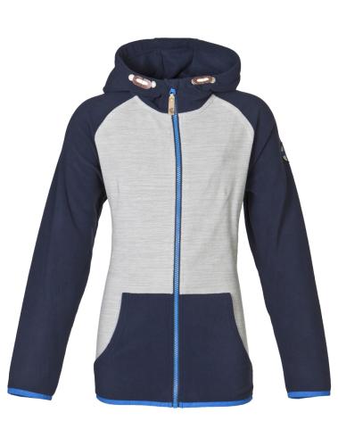 Preview: rukka Erik Kinder Fleece Zip-Hoodie - night blue