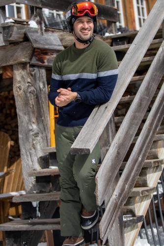 Preview: rukka Kuno Herren Pullover - egret mélange
