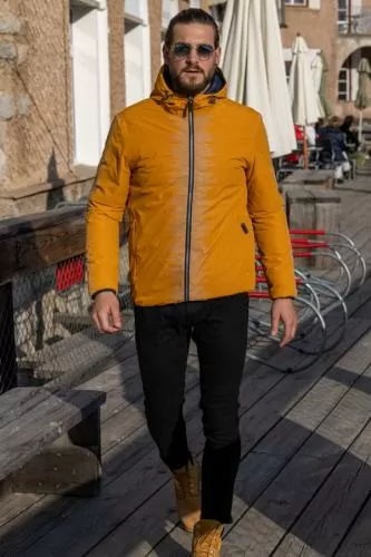 rukka Blaze Men Winterjacke Herren reflektierend und reversibel - inca gold