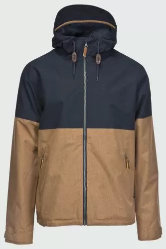 rukka Nash Herren Regenjacke - nuthatch mélange