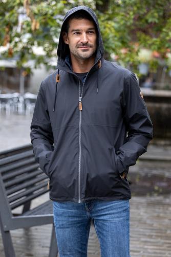 Preview: rukka Nash Herren Regenjacke - nuthatch mélange
