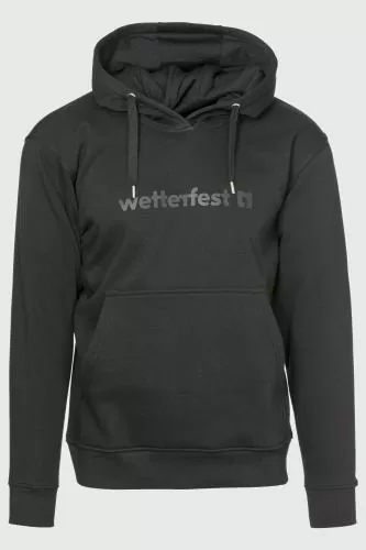 rukka Hobo WF Hoodie unisex mit Drucklogo farbig - black